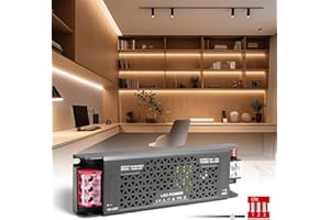 SUCIKORIO 12V 150W Dimmable LED Transformateur 5 Modes Alimentation LED Driver 220V 12V AC 150W 12,5A Ultra Fin Dimmable LEDs Transfo Alimentation à Découpage Convertisseur De Tension AC à DC