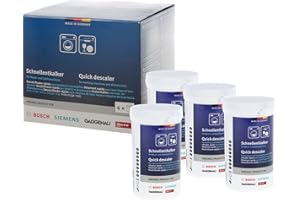 Bosch 00311922 Washing Machine and Dishwasher Descaler, Pack of 4