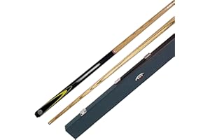BCE Cl8-Stecca, Stecca da Biliardo Unisex, Black Butt/Natural Wood Shaft, 57" (145cm)