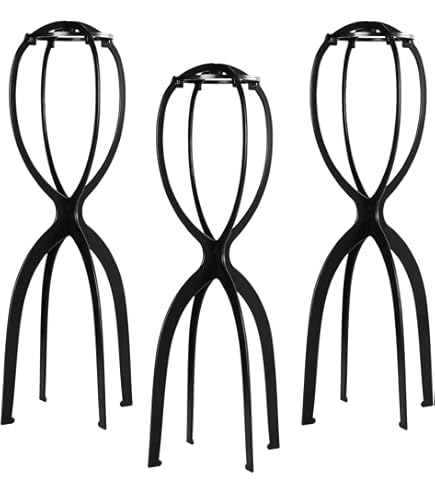 3 Stück Perückenständer Aus Styropor – Weiß, 35 Cm Hoch, Für Perücken & Hüte