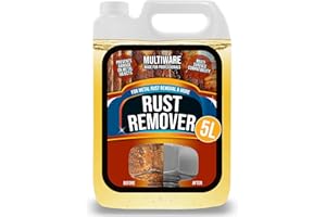 MultiWare Rust Remover For Metal 5L | Rust Remover Liquid | Removes Rust On ALL Metals | Easy To Use | Water Soluble | Non Corrosive | Removes Rust Rapidly (1)