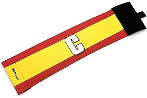 OXUM Sport Brazalete de Capitán para niños y Adultos - Brazalete de Fútbol con la Bandera de tu país o Comunidad - Brazalete, Elástico y Ajustable