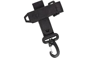 TOPTACPRO Supporto tattico per guanti, cinghia per arrampicata, portachiavi, gancio multiuso per guanti, 500D Nylon