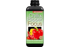 GROWTH TECHNOLOGY Chilli & Pepper Focus Premium Concentrated Liquid Fertiliser 1 Litre