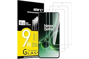 NEW'C Zestaw 3 sztuk, szkło hartowane do OnePlus Nord 3 5G, skuteczna ochrona przed zarysowaniami - bez pęcherzyków powietrza, bardzo wytrzymałe (0,33 mm HD Ultra przezroczyste), twardość 9H Glass