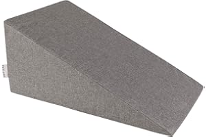 Petsona Rampa Per Cani E Gatti, Schiuma Scale Per Animali, Rivestimento Sfoderabile E Lavabile, Grigio