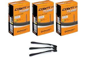 MSZWEIRAD Set di 3 tubi Continental Cross SV60 28 pollici 32/47-622 con 3 leve per pneumatici a due ruote