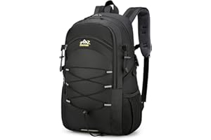 Besrina 40L Hiking Backpack, Multi-functional Water Resistent Travel Rucksack with Reflective, Large Capacity Daypack for Walking Camping Trekking Running Cycling Outdoor Sports