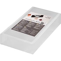 Sacchetti Sottovuoto A Rotolo 6 Pezzi – 20/28x600 Cm, Goffrati, Senza BPA, Per Sous Vide E Congelatore