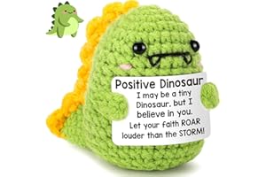 AXERHK Emotional Support Potato, Emotional Support Gift, Emotional Support Plush Doll With Card, Emotional Support Potato Plush, Cute Potato For Carnival Birthday Gift Friend Party Decoration (Dinosaur)