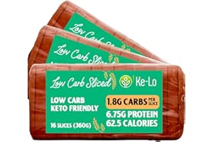 KETO-PRO FUELLED BY FAT Keto-Pro Low Carb Keto Friendly Bread (3 Pack) | Keto Bread | Low Carb Bread | Low Calorie Bread Helping You Stay Fuller for Longer | Low Carb Snacks & Keto Food | Low Carb Bread UK