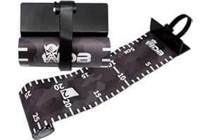 ‎ANGEL-BERGER Angel-Berger Wild Devil Baits Rollup Measure Scale Fish Ruler Fisch Maßband Measuring Mat zum Fisch Messen