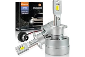 D-Lumina Lampadina D2S LED D2R D2C, 90W 18000LM 6500K, kit di Conversione Luci di Ricambio per Fari Anabbaglianti, Plug and Play a Original HID Ballat, Confezione da 2