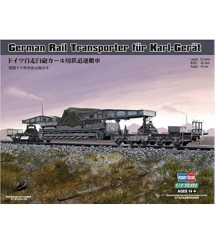 Kit Modelo A Escala 1:72 Mortero Karl Gerät 040 - HobbyBoss, Incluye Calcas Para Adam Y Eva