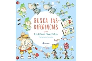 Busca las diferencias con las letras divertidas (Castellano - A PARTIR DE 3 AÑOS - LIBROS DIDÁCTICOS - Las divertidas aventuras de las letras y los números)