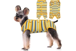 Kuoser kombinezon chirurgiczny dla psów, koszulka do powrotu do zdrowia po operacji dla kobiet/szczeniaka, antypolizanie kostium ochronny urazy brzucha dla zwierząt domowych