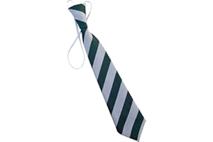 Great British Tie Club Child's Elastic Striped School Ties (Infant/Primary Size)
