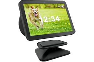 Sintron Smart Display Verstellbarer Ständer für Shᴏw 8 (3. Gen.), Magnetische Ständer Halterung für Shᴏw 8, 360-Grad-Drehung, Neigefunktion & Rutschfester Basis (Schwarz), Kompatibel mit iPhone-Modell