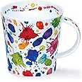 Dunoon Fine Bone China Mug Made in England Cairngorm Shape Whoops Pattern 480ml Dishwasher Safe (Multi)