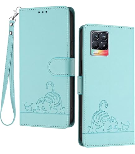 Cover Pelle per Realme C35 4G, Portafoglio PU Pelle Slot