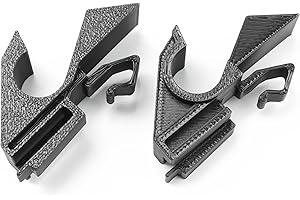 Ricreo Soportes estante para maletero trasero para Fiat Grande Punto, Punto Evo, Stilo, Doblò, Alfa 147, GT, Lancia Ypsilon – Clip tope maletero derecha izquierda 2 piezas