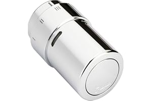 Danfoss - 013G6170 Tête thermostatique Design RAX pour corps RA, Robinet, Argent