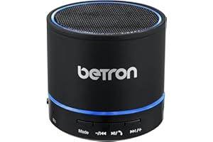 Betron KBS08 Bluetooth Speaker, Wireless, Portable, Mini, Titanium