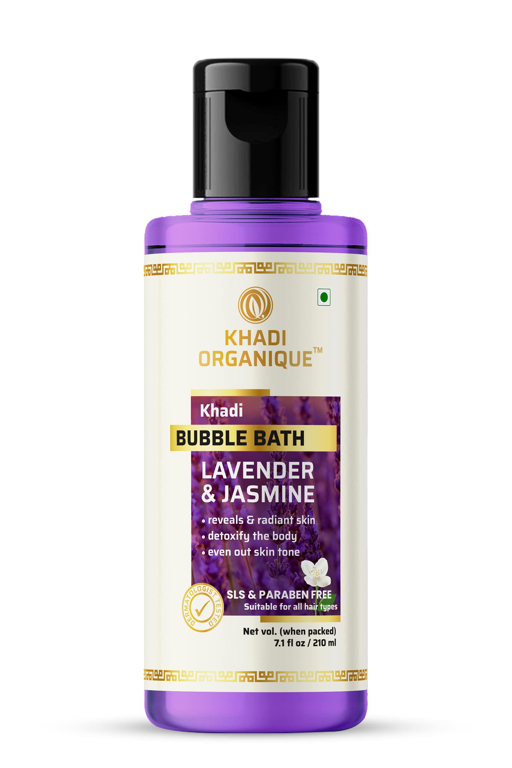 Khadi Organique Herbal Aromatic Bubble Bath (Lavender & Jasmine bubble bath)