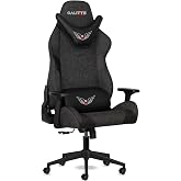 Calitte Samurai SS Oyuncu Koltuğu Nefes Alabilir Kumaş Gaming Koltuk (Kumaş, Siyah)