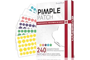 Eveellyn Pickel Patch Pickel Pflaster Tag und Nacht Pimple Patches Wasserdicht Absorptions Akne Kann Schnell Loswerden (240 Stück)