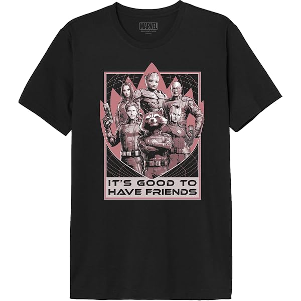 T-shirt Marvel Homme - Collection Super-héros - Gris Mélange, Taille XL