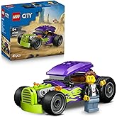 LEGO City Hot Rod 60485 &ndash; 5 Yaş ve &Uuml;zeri Erkek ve Kız &Ccedil;ocuklar i&ccedil;in S&uuml;r&uuml;c&uuml; Minifig&uuml;r&uuml; ve Ayrıntılı Yarış Arabası &Ouml;zellikleri 