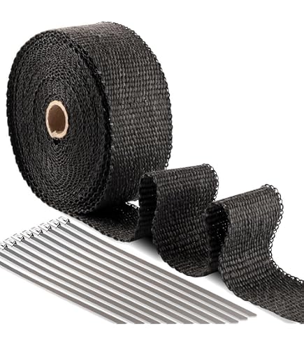 Manchon De Protection Thermique En Fibre De Basalte - Diamètre 13 Mm, Longueur 3 M, Résiste à 900°C - Pour Tuyaux Voiture, Isolation Anti-chaleur - 8