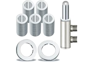 NENULL 100 Stück Fitschenringe Zimmertüren Set Unterlegscheiben Türscharnier Montageringe Ohne Abriebspuren 10,20x 15.8 x 1.8mm, Verzinkt