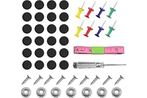 LACKINGONE 60er-Set Auto Dachhimmel Repair Nieten Kfz-Reparaturnieten Dach Reparatur Schnalle Retainer Befestigungsschraube Reparatursatz Dachschnappnieten Universal für alle Autos (schwarz)