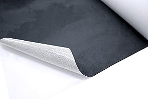 TUKAN-TEX Film autocollant en microfibre pour voiture, aspect daim - Film velours (gris foncé, 50 x 140 cm)