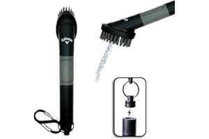 Callaway Golf H2GO Water Scrub Magnetic Club Brush - Quick-Release Magnetic Spray Club Brush for Your Golf Clubs