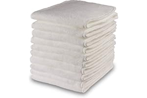 Littles & Bloomz, Reusable Cloth Nappy Inserts Booster, Microfibre, Pack of 10