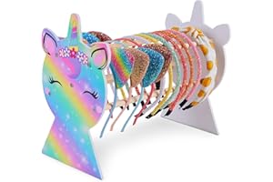 Unicorn Castle Haarreif Ständer Haargummi Aufbewahrung Haarschmuck Kinder Headband Holder Organizer