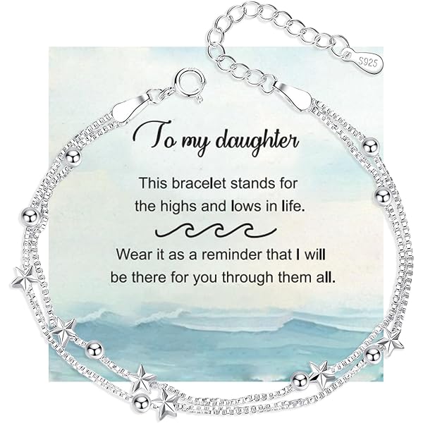 Bling Jewelry Bracciale Rigido Con Ciondoli A Stelle In Argento 925 – Lunghezza 7-7.5 Pollici, Regalo Donna