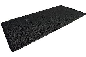 ARTE TAPPETI Easy - Alfombra de algodón, lavable, para baño y cocina, antideslizante (50 x 80 cm, gris oscuro)