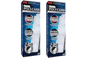 Fluval U3 Set de filtre avec coussinets en mousse, cartouches en polycarbonate et Biomax70 g