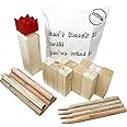 Kubb Throwing Game Vikings Chess Outdoor Game in a Handy Carry Bag. Outdoor Games for Adults. Garden Games for Families. Kubb Game with Bonus Cotton Travel Bag. Premium Lawn Games Set