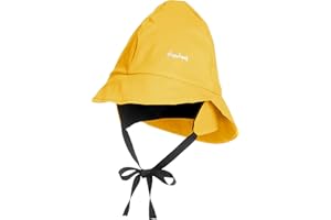Playshoes Unisex Kid's Lined Windproof and Waterproof rain hat Rainwear