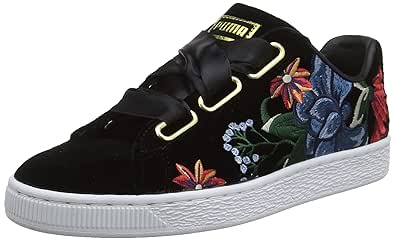 puma heart embroidered