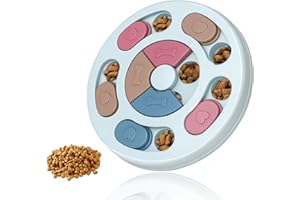 Flow fire Dog Puzzle Toy, Interactive Dog Slow Feeder for Boredom Enrichment Stimulation IQ Training