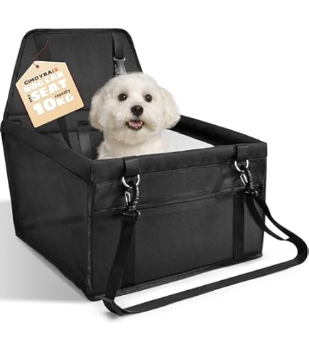 VEVOR Seggiolino Auto Per Cani Taglia Piccola, Media E Grande Carico Max 18kg Seggiolino Auto Per Cani Impermeabile Guinzaglio Di Sicurezza Con Cl 93305067