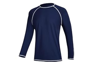 LBL LEADING THE BETTER LIFE LBL Rashguards Homme Anti-UV UPF 50+ Séchage Rapide Coutures Plates pour Les Plein Air