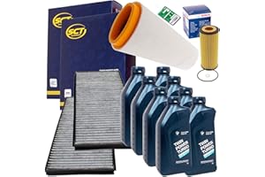 BANDELONE Inspektionspaket + 5W30 Öl passend für 5er E60 61 525 530d xd 177-231PS