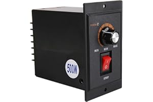 JEANOKO Automazione industriale Forward and Reverse Control Motor Speed Controller AC 220V Motor Speed Controller Motor Numerical Control(500W)